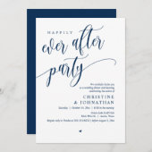 パーティー結婚の後は幸いにも 招待状 (正面/裏面)