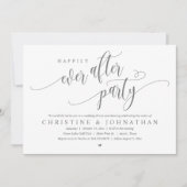 パーティー結婚の後は幸いにも 招待状 (正面)