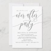 パーティー結婚の後は幸いにも 招待状 (正面)
