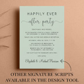 パーティー結婚セージ披露宴 招待状