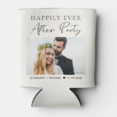 パーティー結婚フォトクリームの後ずっと幸せに 缶クーラー (正面)