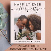 パーティー結婚フォトピンク招待状の後で幸せに