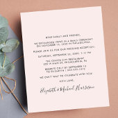 パーティー結婚フォトピンク招待状の後で幸せに