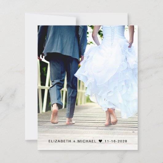 パーティー結婚写真の後ずっと幸せに描いた脚本 (裏面)