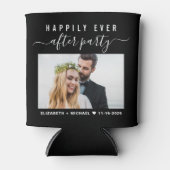 パーティー結婚写真の後の幸せなカスタムい 缶クーラー (正面)