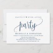 パーティー結婚・インヴィータの後、幸いにも彼の駆け落ち 招待状 (正面)