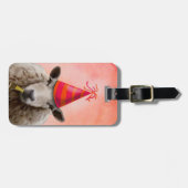 パーティー羊2 ラゲッジタグ (正面横)