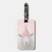 パーティー羊2 ラゲッジタグ (裏面縦)