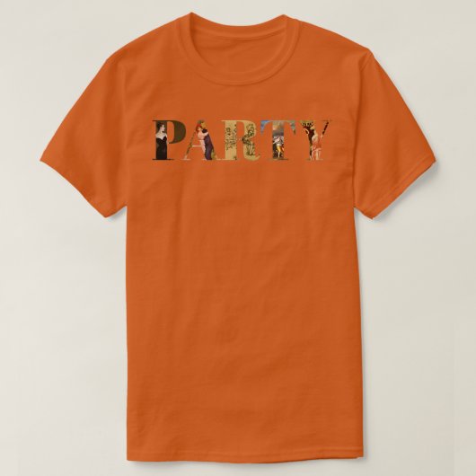 パーティー美術版 Tシャツ (デザイン正面)