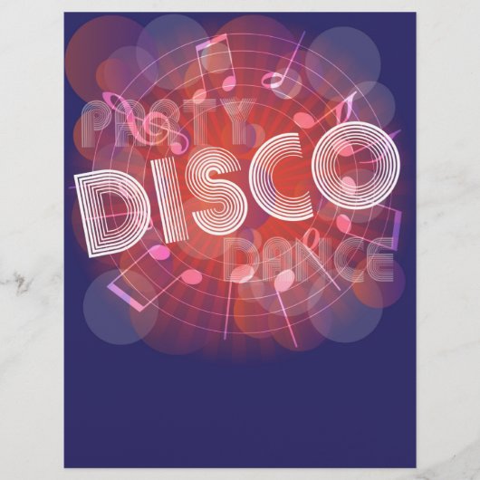 パーティー背景 チラシ (正面)