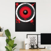 パーティー背景 ポスター (ホームオフィス)