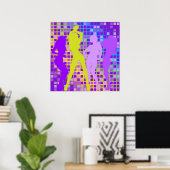 パーティー背景 ポスター (ホームオフィス)