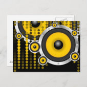 パーティー背景 ポストカード (正面/裏面)