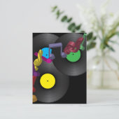 パーティー背景 ポストカード (スタンド正面)