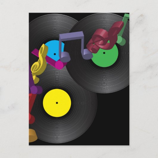 パーティー背景 ポストカード (正面)