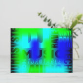 パーティー背景 招待状 (スタンド正面)