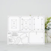 パーティー自撮りフレームオーナメントテーブルカード2x3写真 (スタンド正面)