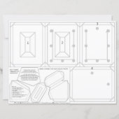 パーティー自撮りフレームオーナメントテーブルカード2x3写真 (正面)