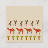 パーティー興行の名刺 スクエア名刺 (裏面)