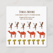 パーティー興行の名刺 スクエア名刺 (正面)