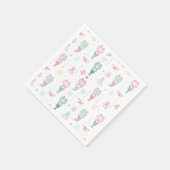 パーティー航海のナプキンスをテーマにした誕生日パーティー。 スタンダードカクテルナプキン (角)