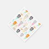 パーティー航海のナプキンスをテーマにした誕生日パーティー。 スタンダードカクテルナプキン (角)