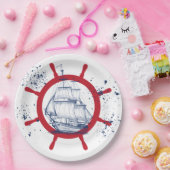 パーティー航海の帆船 ペーパープレート (パーティー)