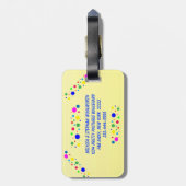 パーティー色 ラゲッジタグ (裏面縦)