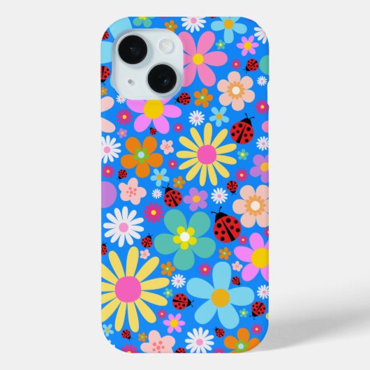 パーティー花Iphone 15ケース Case-Mate iPhoneケース (裏面)