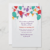 パーティー装飾招待状 招待状 (正面)