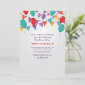 パーティー装飾招待状 招待状 (スタンド正面)