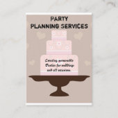 パーティー計画 名刺 (正面)