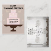 パーティー計画 名刺 (正面/裏面)