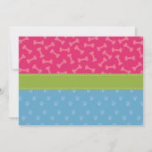 パーティー誕生日招待状 招待状 (裏面)