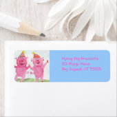 パーティー豚ラベル ラベル (インサイチュ)