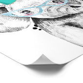 パーティー象ワイルドサファリアニマルズ誕生日デコール ポスター (角)