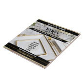 パーティー配送サービス – セラミックタイル (側面)