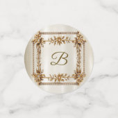 パーティー金ゴールド華美四角形Dimond花シャイニー コンフェッティ (スモール正面)