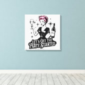 パーティー開始 キャンバスプリント (インサイチュ (ウッドフロア))