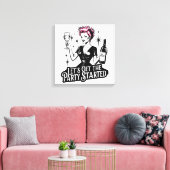 パーティー開始 キャンバスプリント (インサイチュ (リビング))