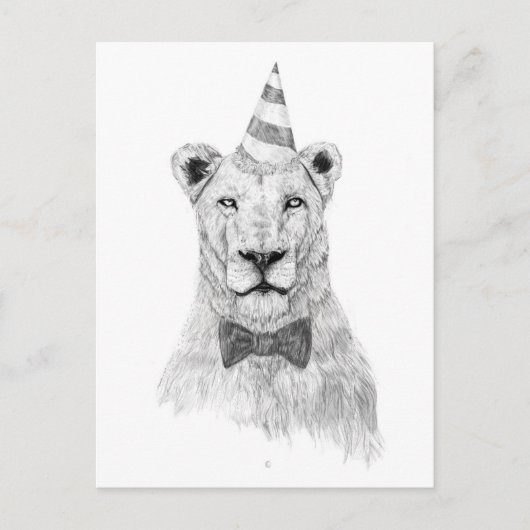 パーティー開始 ポストカード (正面)