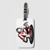 パーティー開始DJラゲージタグの取得 ラゲッジタグ (正面縦)