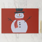 パーティー雪だるまとトップハットランチョンマット ペーパーパッド (インサイチュ)