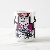 パーティー雪だるま コーヒーマグカップ (中央)