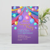 パーティー風船 招待状 (スタンド正面)