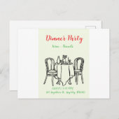 パーティー食堂 シーズンポストカード (正面/裏面)