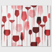 パーティー飲料の継ぎ目のないパターン ラッピングペーパー (フラット)