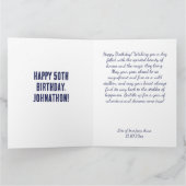 パーティー馬の誕生日おもしろい会 カード (内部)