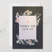 パーティー鮮やかフローラ放射能の花咲き乱れ 招待状 (裏面)