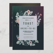 パーティー鮮やかフローラ放射能の花咲き乱れ 招待状 (正面/裏面)